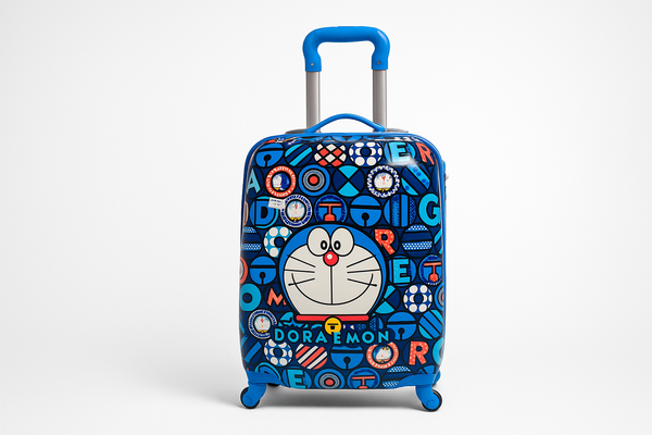 Doraemon Character Trolley Bags for Kids – Strong ABS+PC Suitcase (16" & 20") with Fun Designs