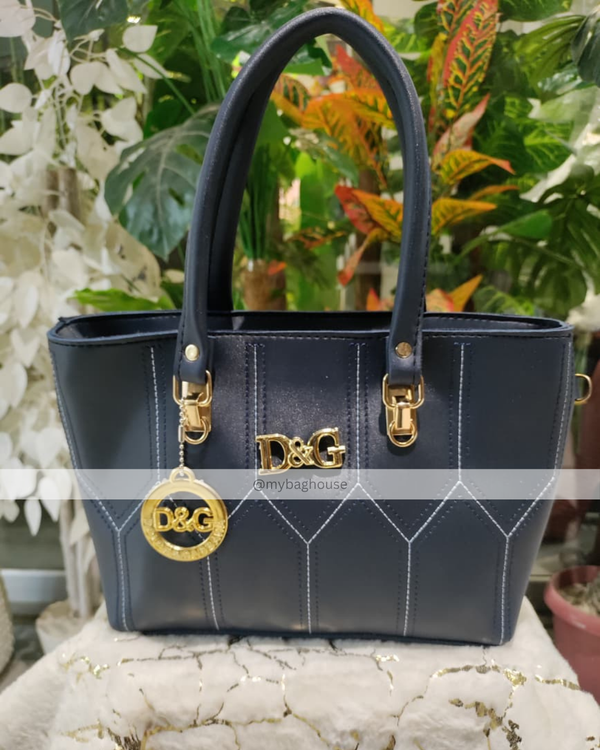 D&G Style Ladies Handbag – Premium Tote Bag with Gold Detailing