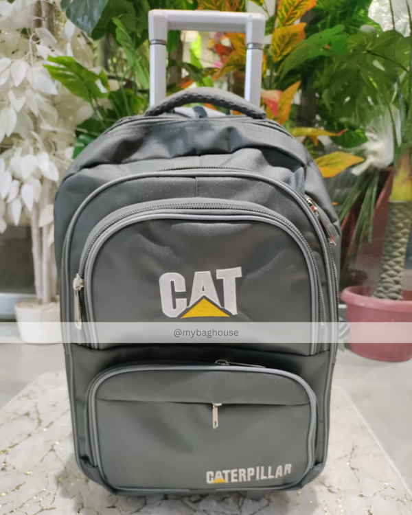 CAT Trolley Backpack – Durable Caterpillar School & Travel Bag with Wheels | MyBagHouse Pakistan