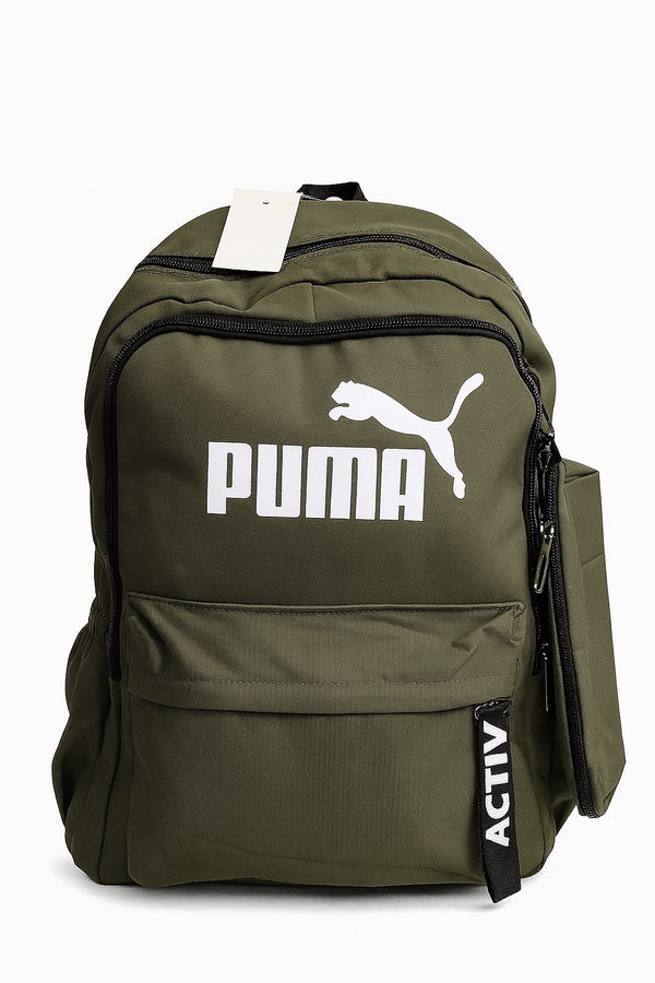 Puma Premium Backpack in Army Green